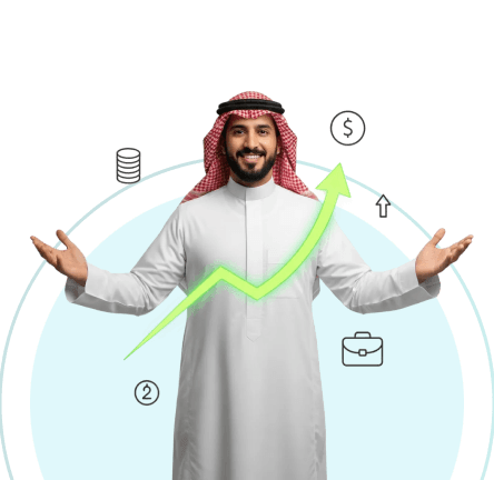 متعلم في مكسوب يحتفل بالنمو